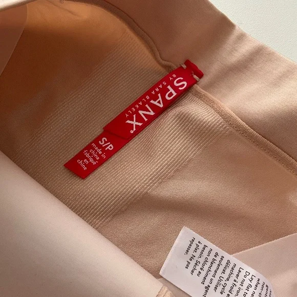 SPANX Oncore High-Waist Shaping Shorts in Light Nude - Picture 7 of 10